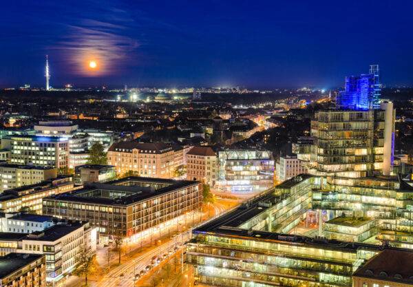 Hannover bei Nacht