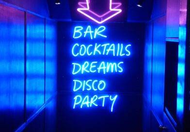Leuchtendes Neonschild für Bar, Disco, Party