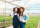 Zwei Frauen arbeiten im Gewächshaus | Gartenbau Jobs